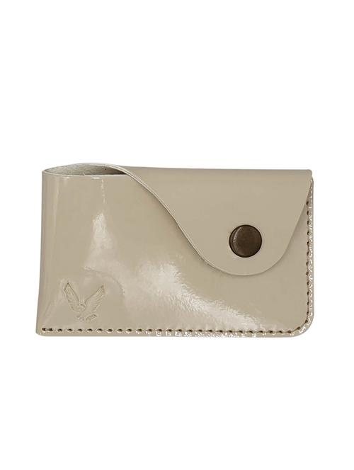 off white leatherette wallet - 15823483 - Standard Image - 1