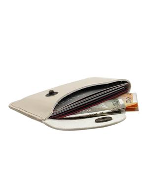 off white leatherette wallet - 15823483 - Standard Image - 3