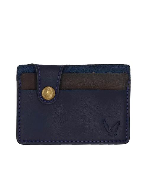 blue leatherette wallet - 15823490 - Standard Image - 1