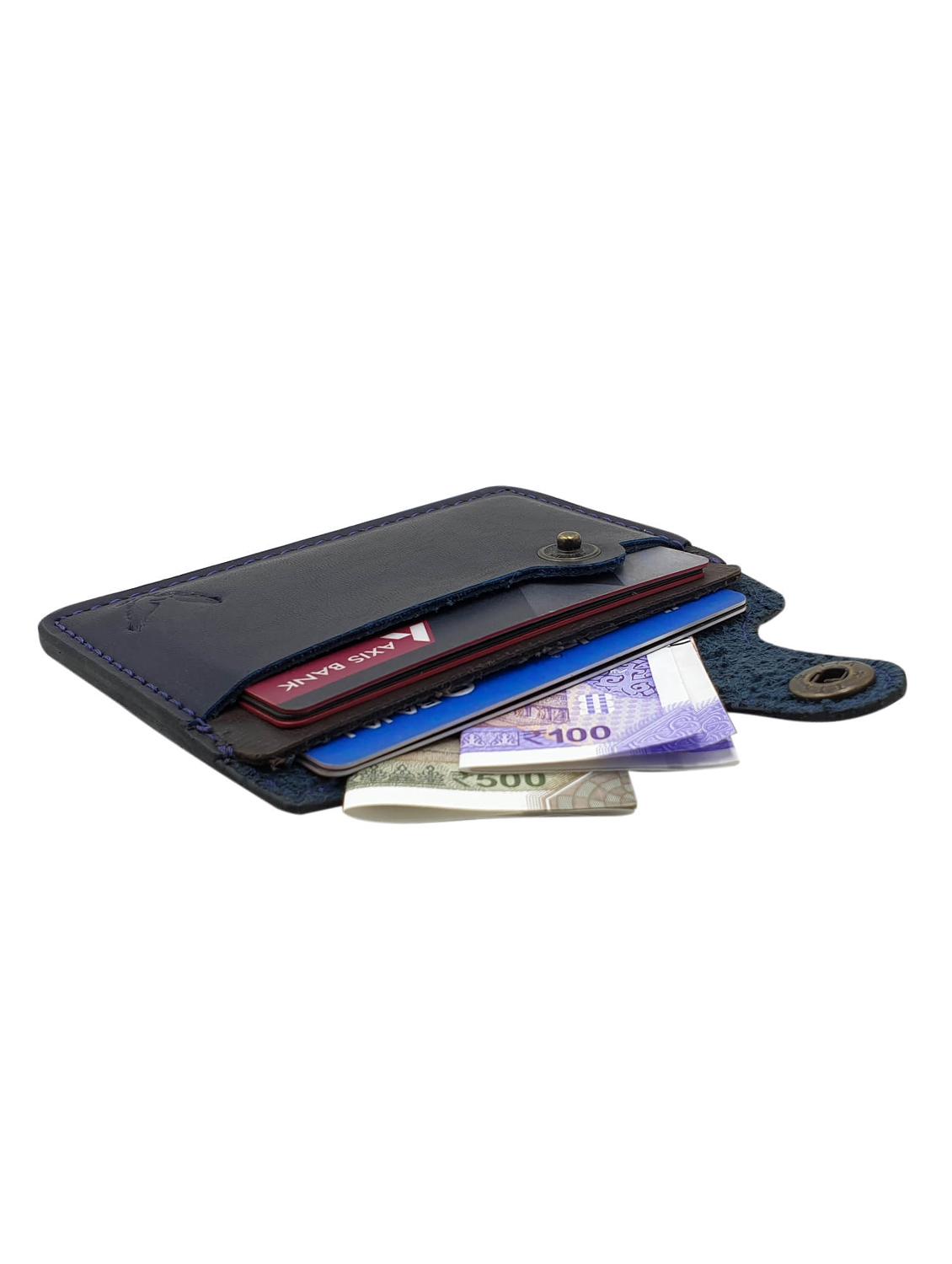 blue leatherette wallet - 15823490 - Zoom Image - 3