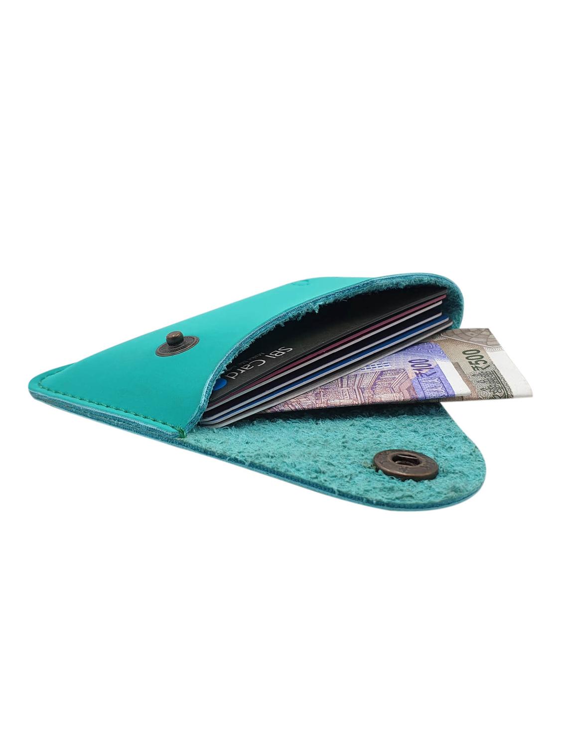 blue leatherette wallet - 15823506 - Zoom Image - 3