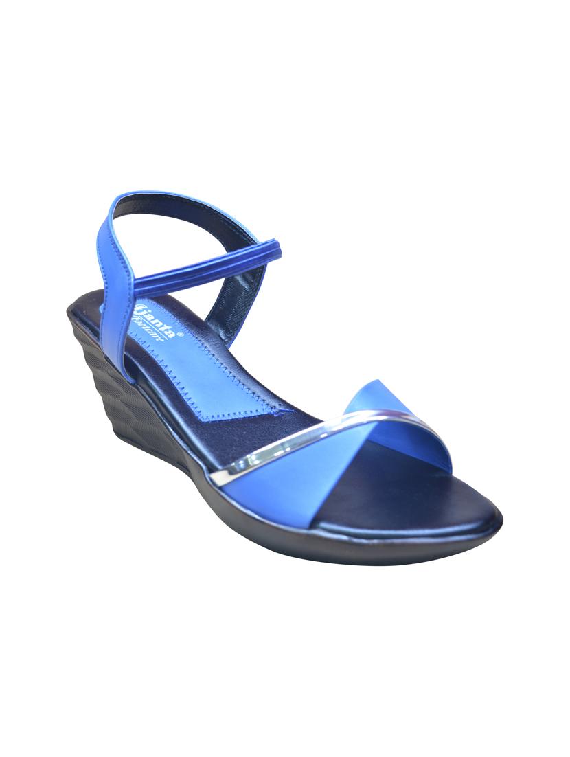 blue back strap wedges - 15824247 - Zoom Image - 1