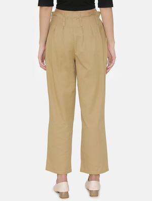 frilled waist pleated trouser - 15824278 - Standard Image - 3