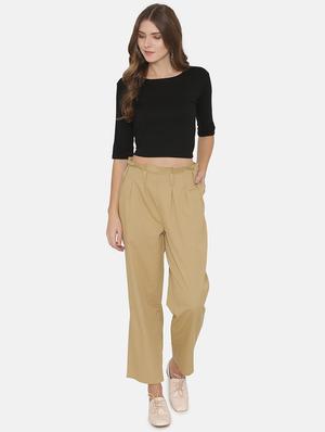 frilled waist pleated trouser - 15824278 - Standard Image - 4