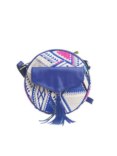 blue jute regular sling bag - 15824459 - Standard Image - 1