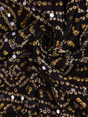 mirror work bandhani dupatta - 15824482 - Standard Image - 2