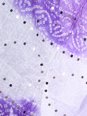 mirror work bandhani dupatta - 15824483 - Standard Image - 3