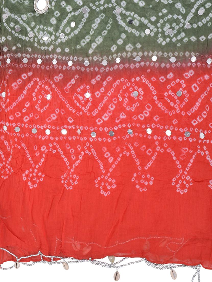 embellishment bandhani dupatta - 15824503 - Zoom Image - 2