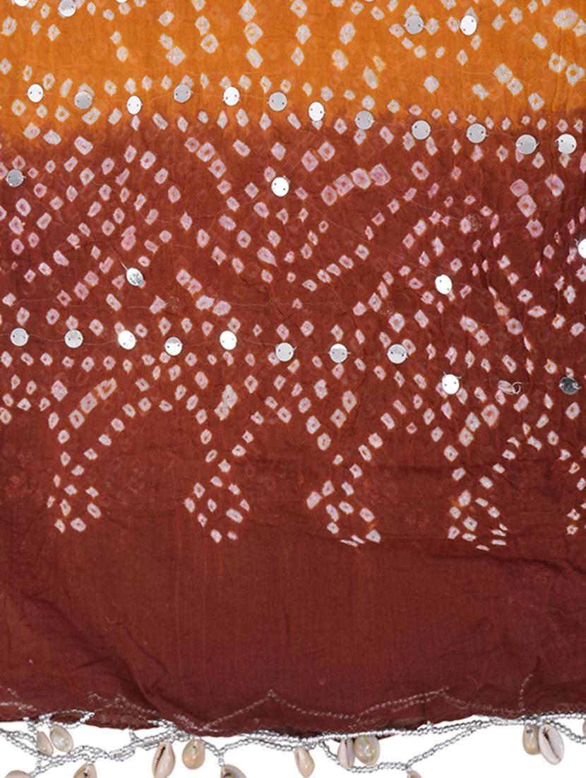 embellishment bandhani dupatta - 15824510 - Zoom Image - 2