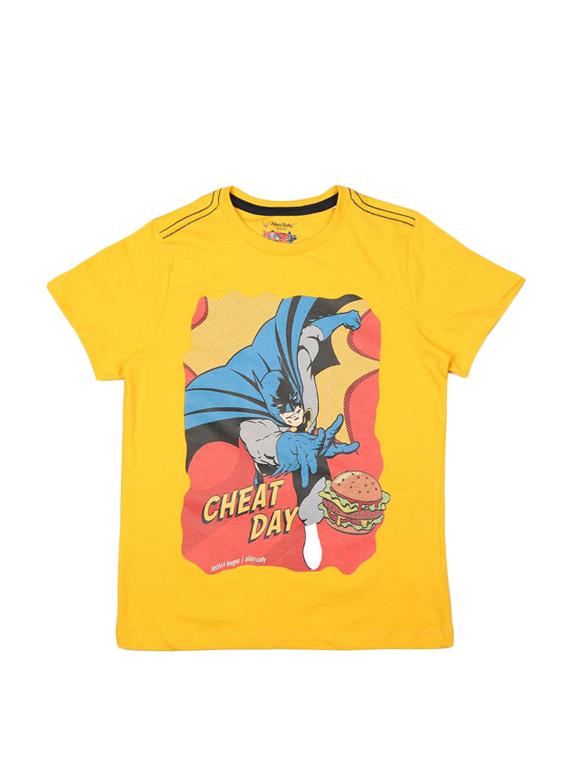 yellow cotton character t-shirt - 15824593 - Zoom Image - 1