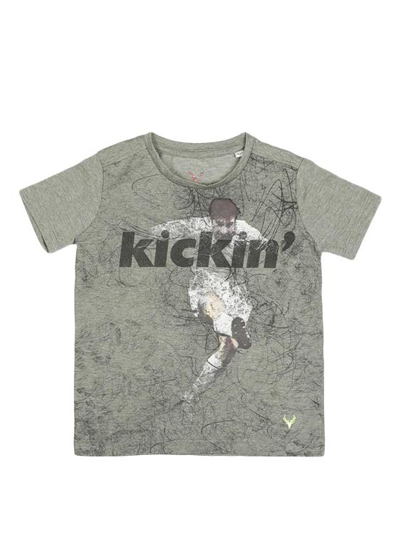 grey cotton blend t-shirt - 15824603 - Zoom Image - 1
