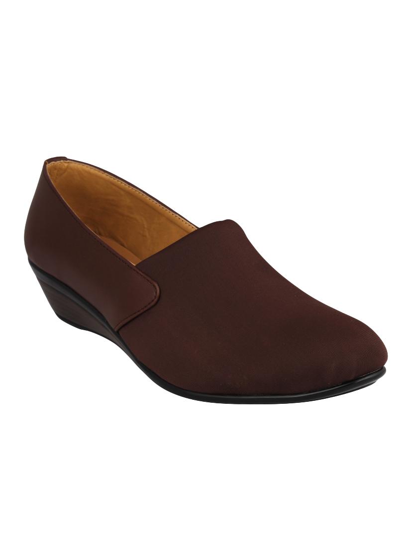 brown slip on wedges - 15824859 - Zoom Image - 1