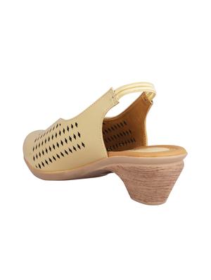 beige back strap sandals - 15824861 - Standard Image - 3