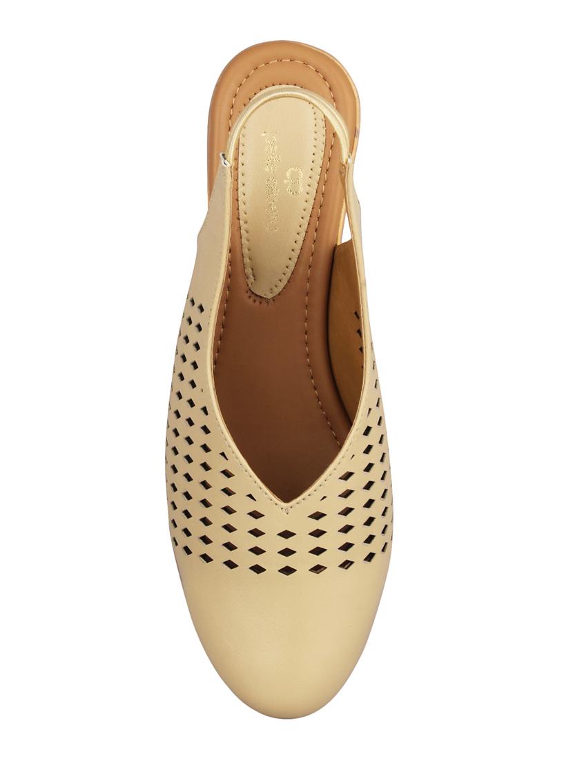beige back strap sandals - 15824861 - Zoom Image - 4