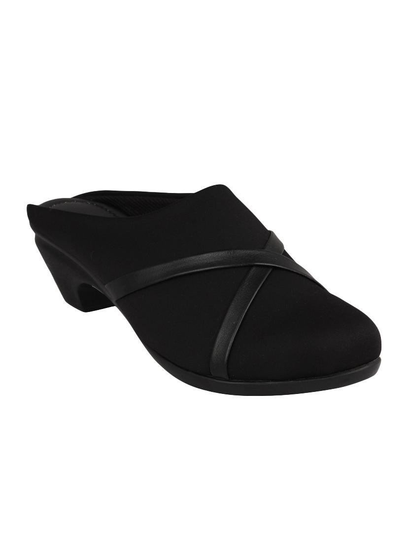 black slip on mules - 15824862 - Zoom Image - 1