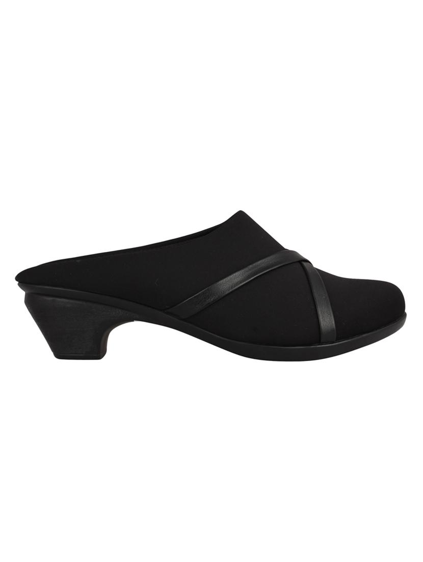 black slip on mules - 15824862 - Zoom Image - 2