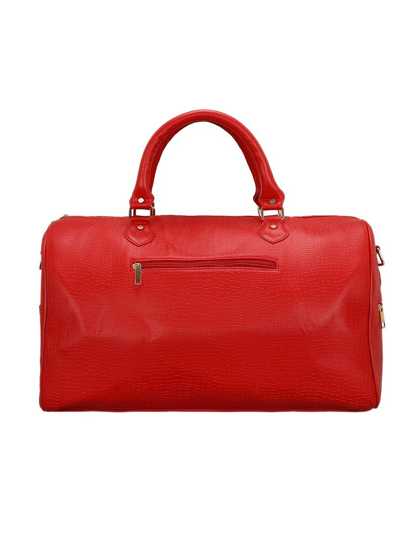 red leatherette (pu) duffel handbag - 15824886 - Zoom Image - 2