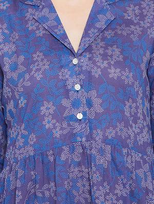 printed a-line kurta - 15824887 - Standard Image - 5