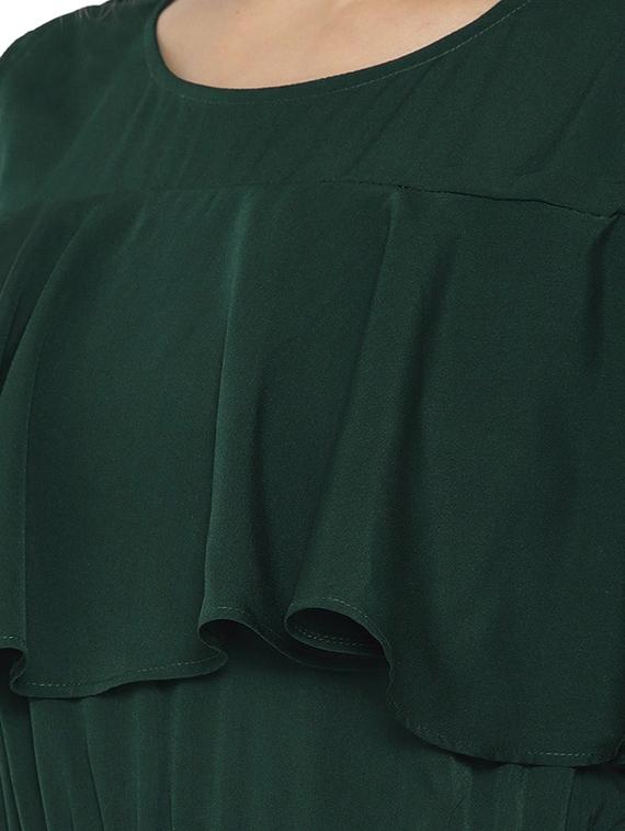 cold shoulder drawstring jumpsuit - 15825155 - Zoom Image - 4