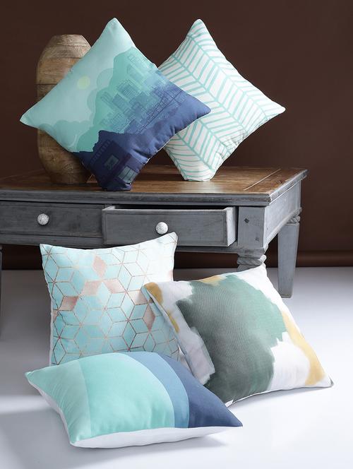 alina decor set of 5 cushion covers - 15828125 - Standard Image - 1