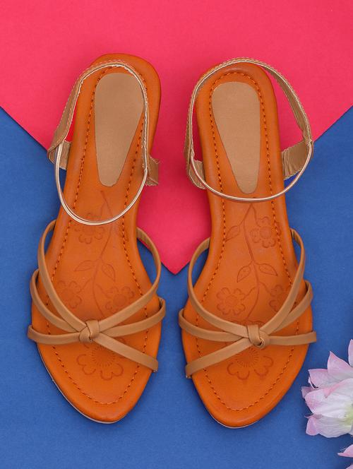 brown back strap sandals - 15828831 - Standard Image - 1