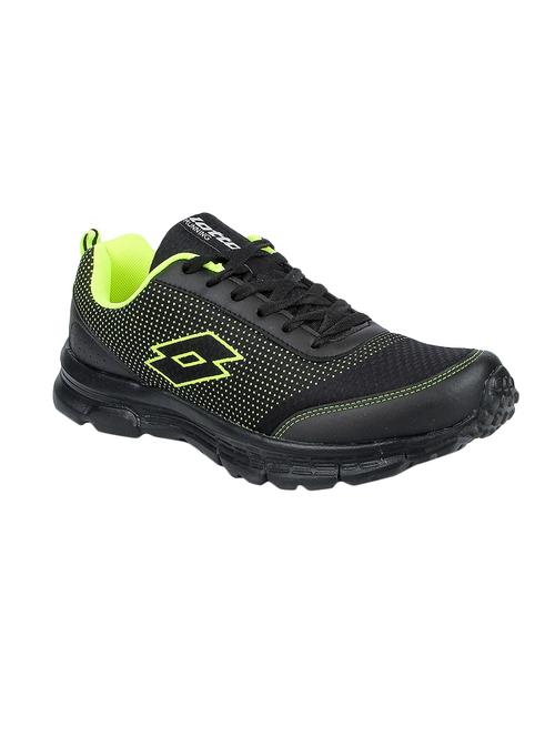 black Fabric lace up sport shoe - 15830527 - Standard Image - 1
