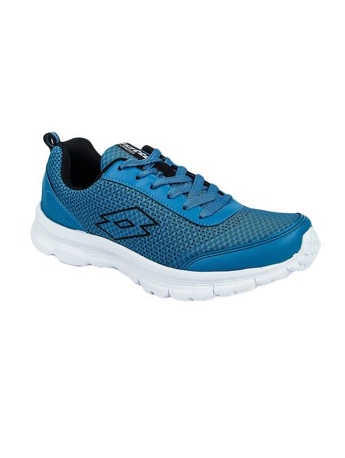 blue Fabric lace up sport shoes - 15830528 - Standard Image - 1