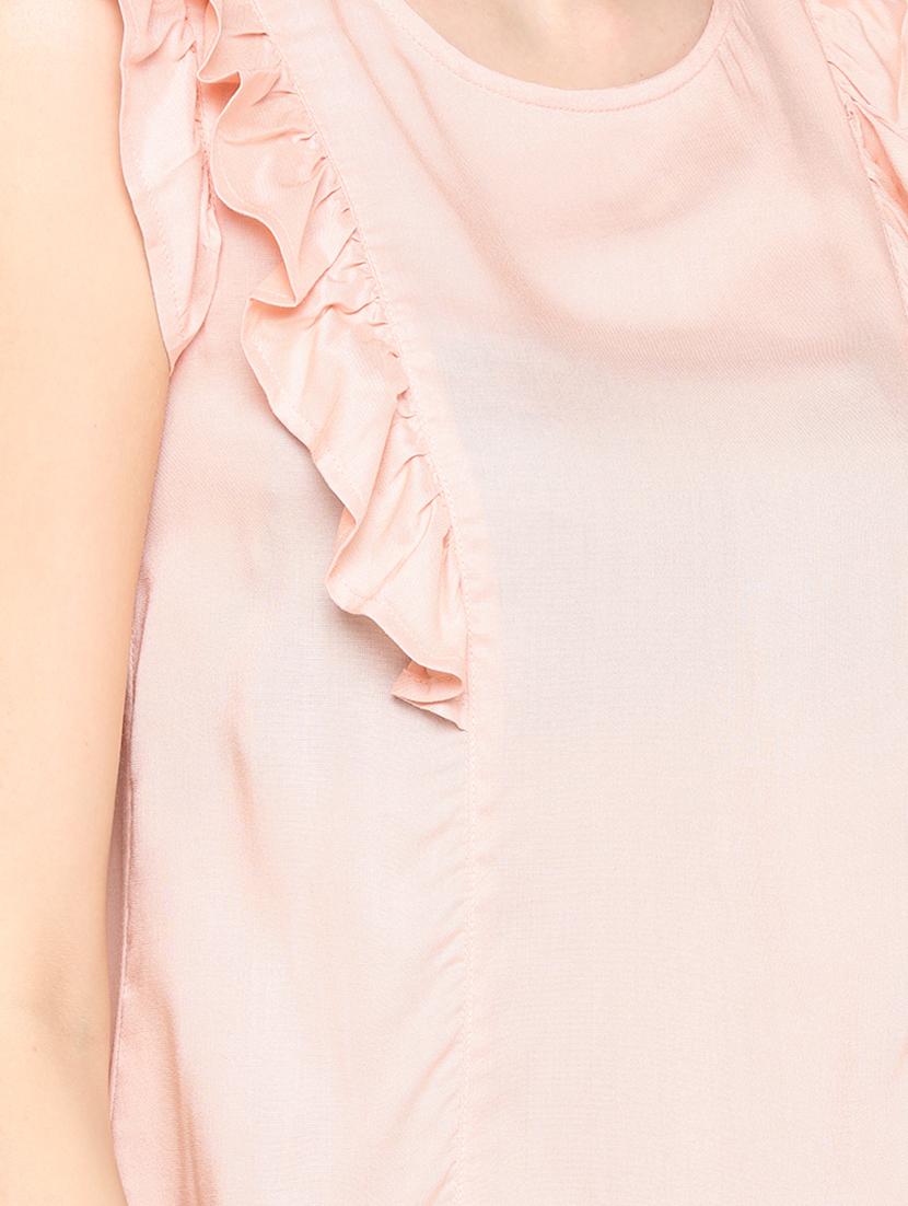 cap sleeved ruffle top - 15832071 - Zoom Image - 5