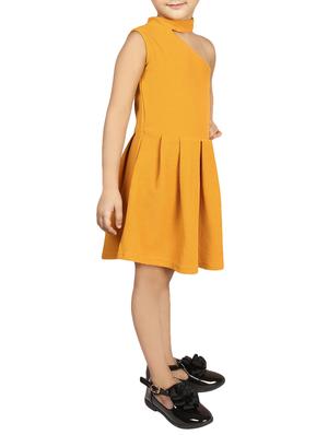 yellow cotton frock - 15832706 - Standard Image - 2