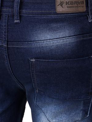 dark blue denim washed jeans - 15832840 - Standard Image - 5