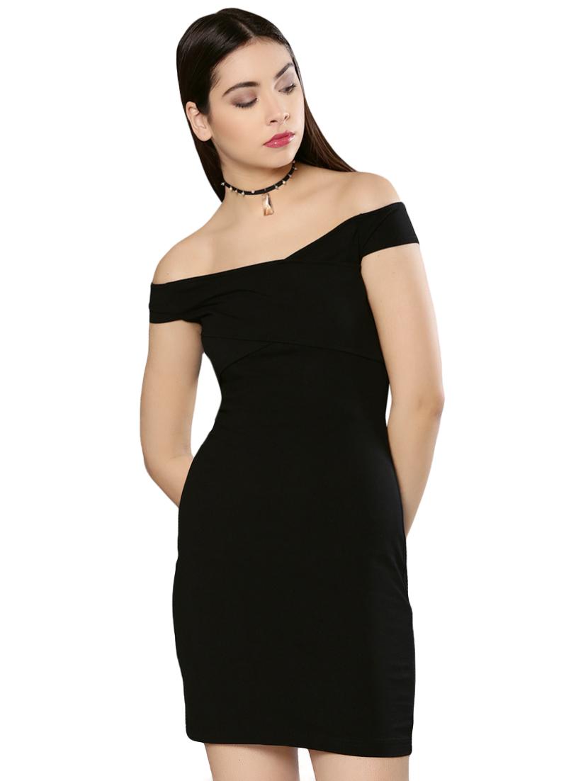 off shoulder bodycon dress - 15832883 - Zoom Image - 1