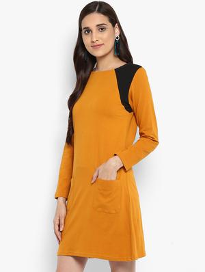 pocket patch a-line dress - 15833427 - Standard Image - 2
