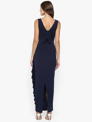 ruffle detail surplice maxi dress - 15833437 - Standard Image - 3