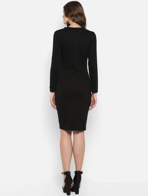 boat neck pencil dress - 15833466 - Standard Image - 3