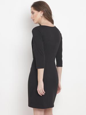 round neck sheath dress - 15833470 - Standard Image - 3