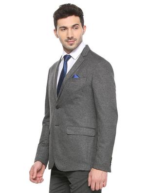 grey polyester formal blazer - 15833992 - Standard Image - 2