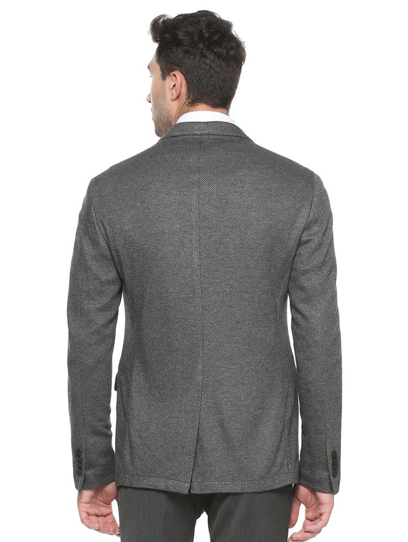 grey polyester formal blazer - 15833992 - Zoom Image - 3