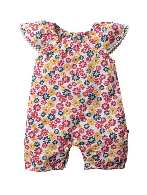 multi colored cotton playsuit - 15835153 - Standard Image - 1