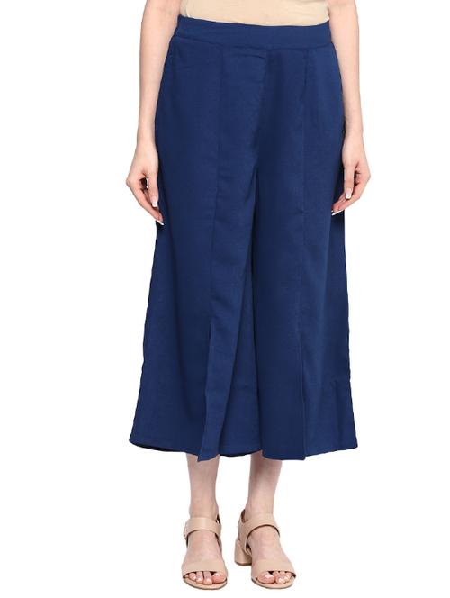 front slit mid waist capri - 15835178 - Standard Image - 1