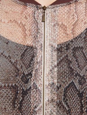 zipper detail sheer jacket - 15835185 - Standard Image - 5