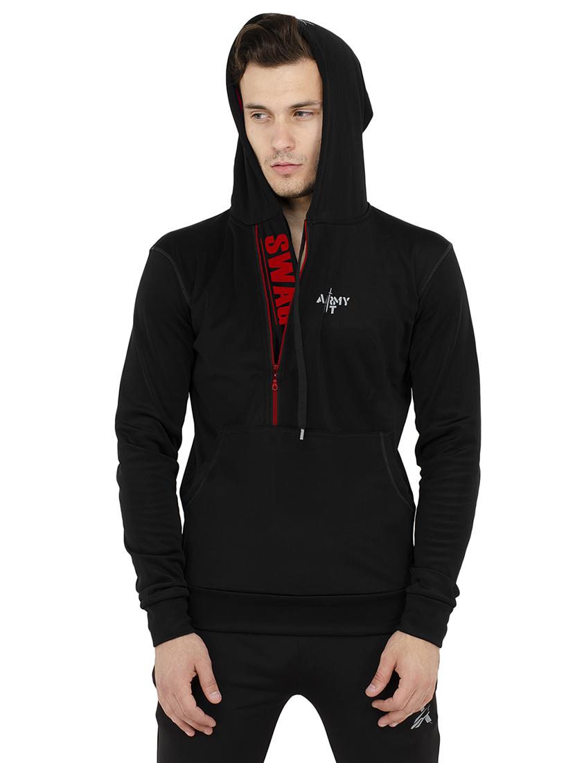 black fleece sweatshirt - 15836100 - Zoom Image - 1