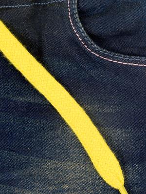blue denim three fourth - 15837385 - Standard Image - 3