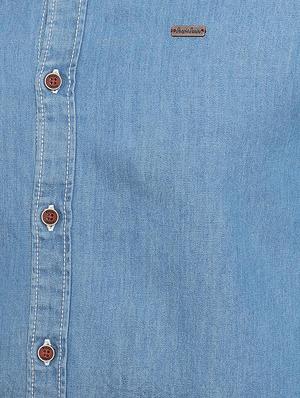 blue cotton casual shirt - 15837709 - Standard Image - 4