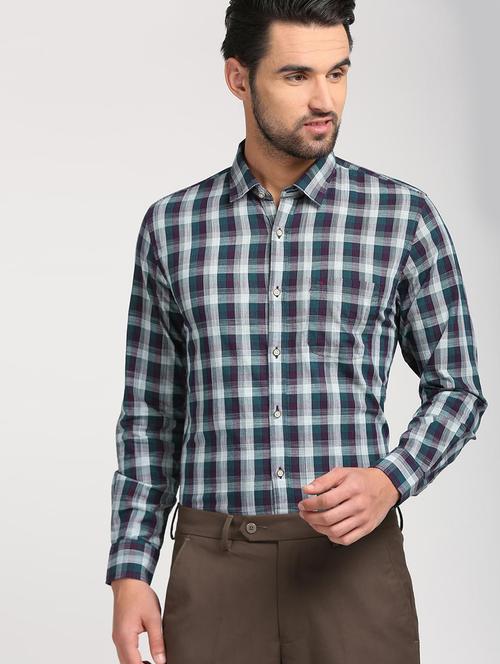 multicolor checkered casual shirt - 15837752 - Very Small Image - 1