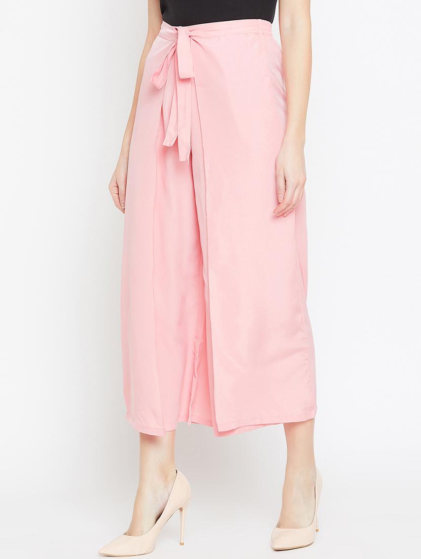 tie front layered palazzo - 15839393 - Zoom Image - 2