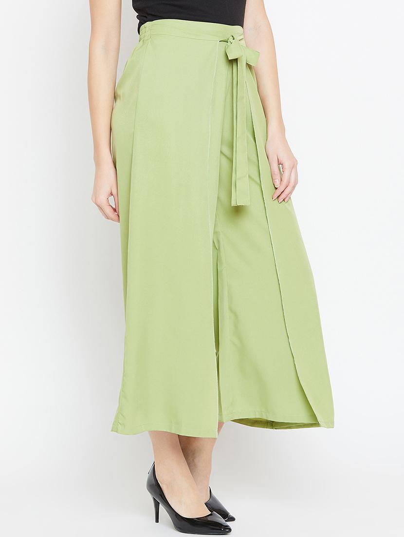 tie front layered palazzo - 15839394 - Zoom Image - 2