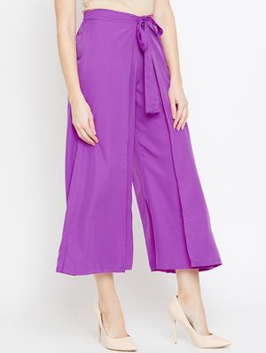 tie front layered palazzo - 15839395 - Standard Image - 2