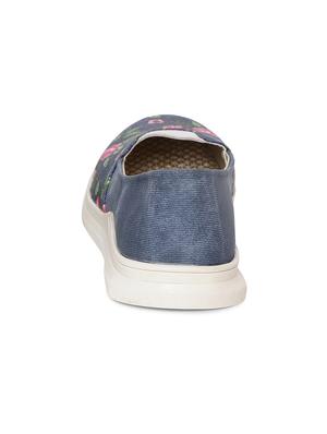 blue slip on casual shoes - 15840268 - Standard Image - 3