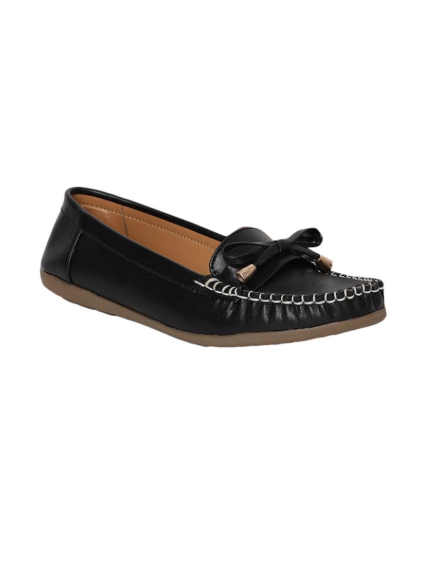 black slip on loafers - 15840284 - Zoom Image - 1