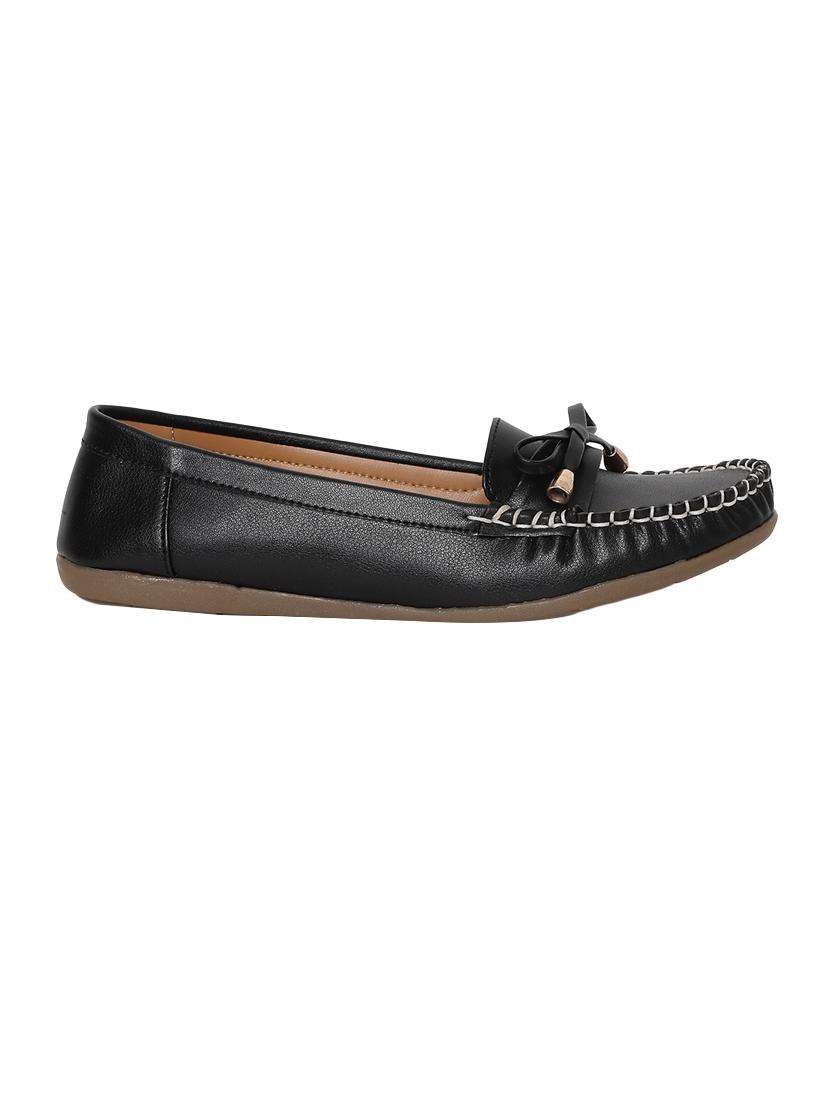 black slip on loafers - 15840284 - Zoom Image - 2